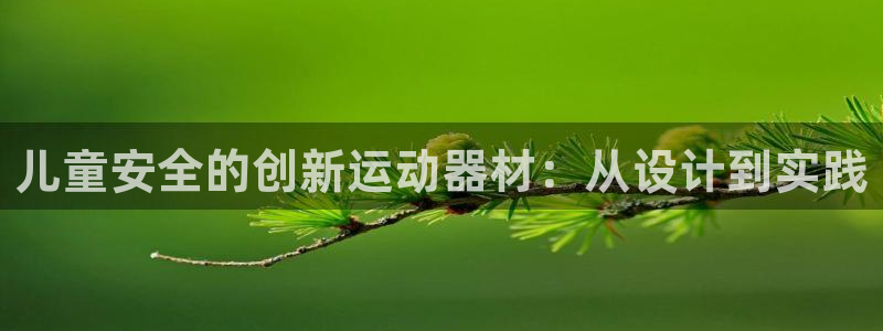 九游体育官网下载平台APP:儿童安全的创新运动器材:从设计到